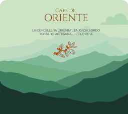 Café de Oriente — Etiqueta producto