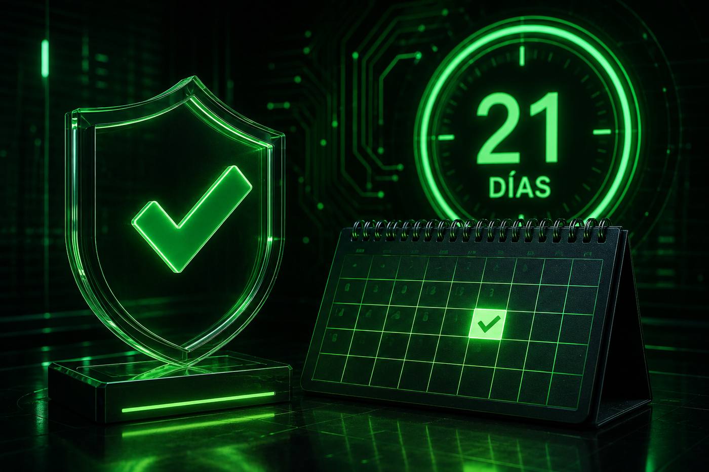 21 días garantizados